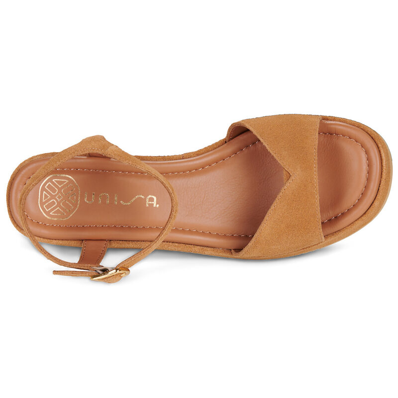 Unisa KEDAR Marrone Sandali con zeppa Donna - 6