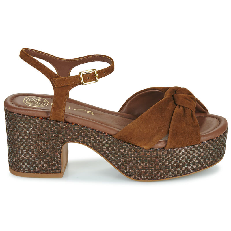 Unisa KALEA Marrone Sandali con zeppa Donna - 2