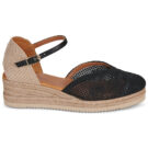 Unisa CEUTA Nero Espadrillas Donna - 2