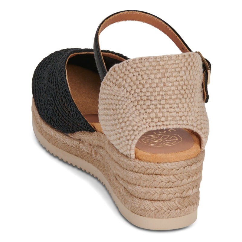 Unisa CEUTA Nero Espadrillas Donna - 5