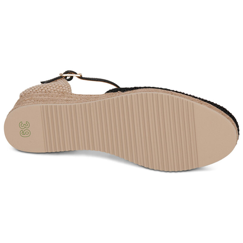 Unisa CEUTA Nero Espadrillas Donna - 7