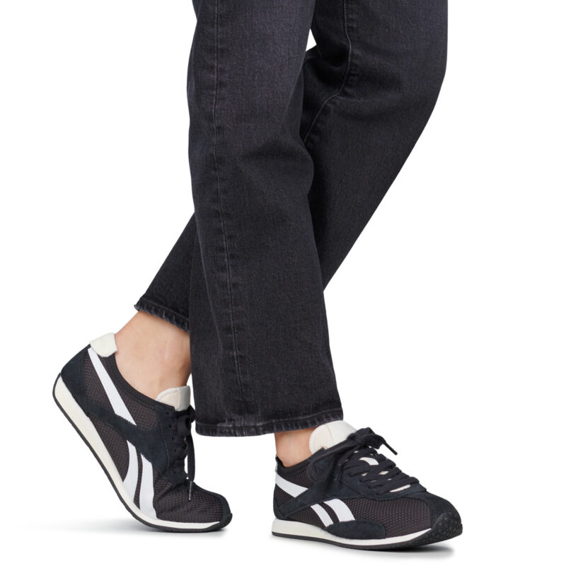 Zapatillas bajas Reebok Classic R400 negras para mujer - 8