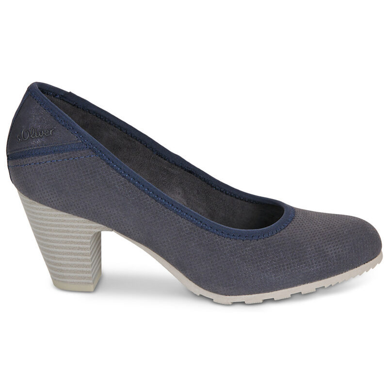 S.Oliver 2177619-5750 Blu Décolleté Donna - 2