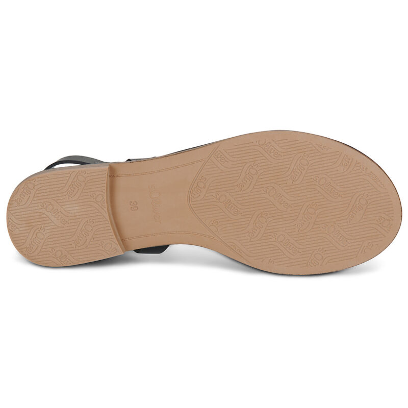 S.Oliver 2178749-9999 Nero Sandali con zeppa Donna - 7