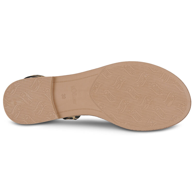 S.Oliver 2178749-93A1 Marrone Sandali con zeppa Donna - 7