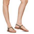 S.Oliver 2178749-93A1 Marrone Sandali con zeppa Donna - 8