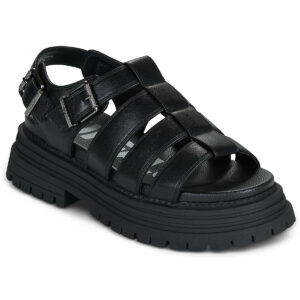 Buffalo  LENNOX FISHER  Nero -  Sandali con zeppa  Donna