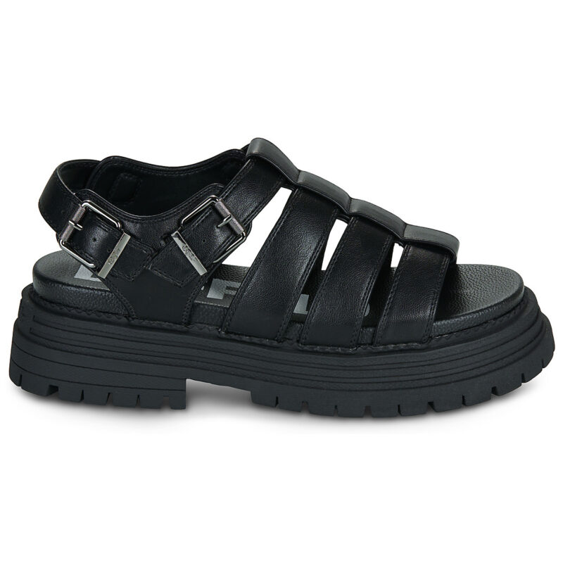 Buffalo LENNOX FISHER Black Wedge Sandals Women - 2