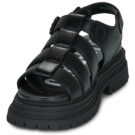 Buffalo LENNOX FISHER Black Wedge Sandals Women - 3