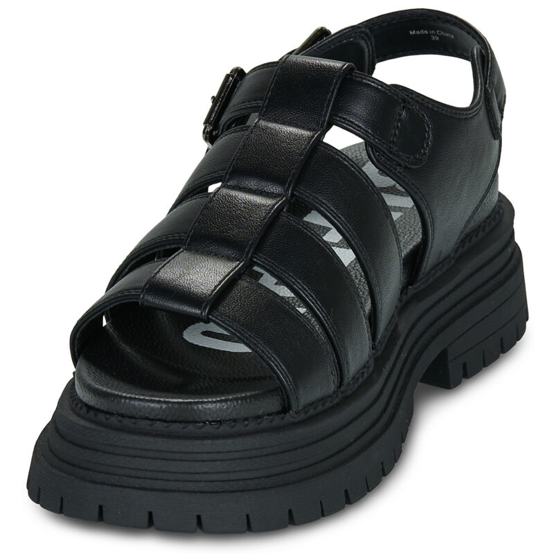 Buffalo LENNOX FISHER Black Wedge Sandals Women - 3