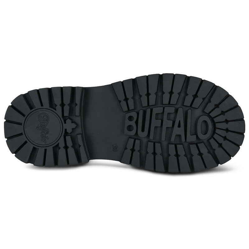Buffalo LENNOX FISHER Black Wedge Sandals Women - 7