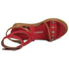Airstep / A.S.98 LAGOS Rot Keilabsatz Sandalen Damen - 6