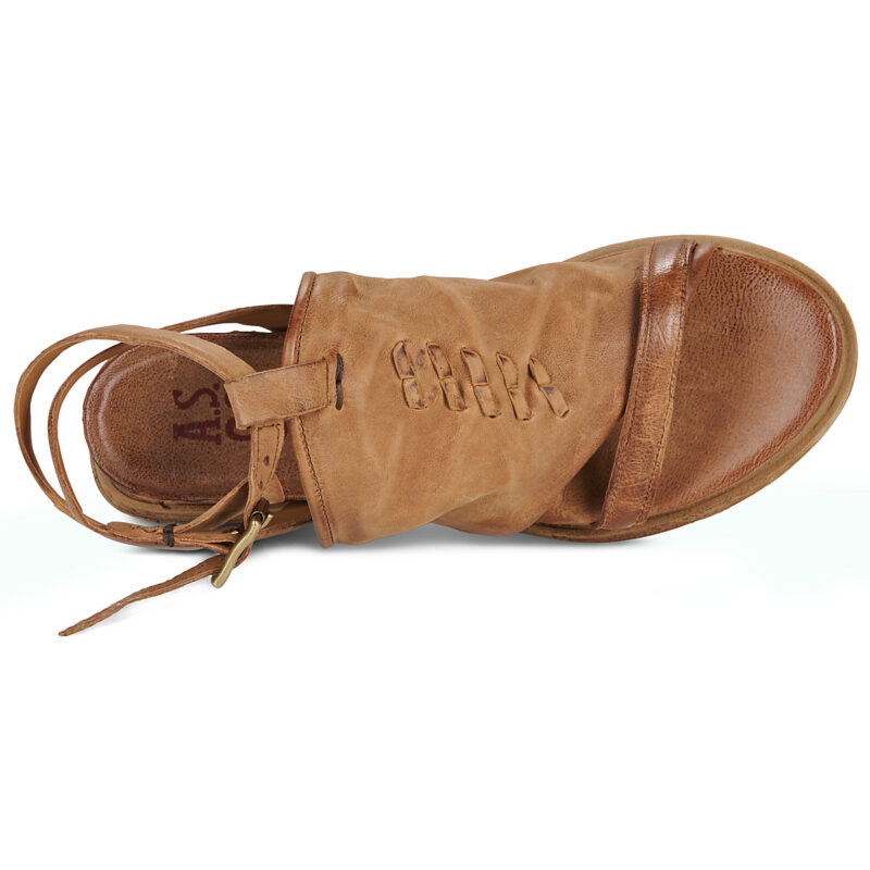 Airstep AS98 LAGOS BRIDE Braune Keilsandalen f&uuml;r Damen - Gr&ouml;&szlig;e 6