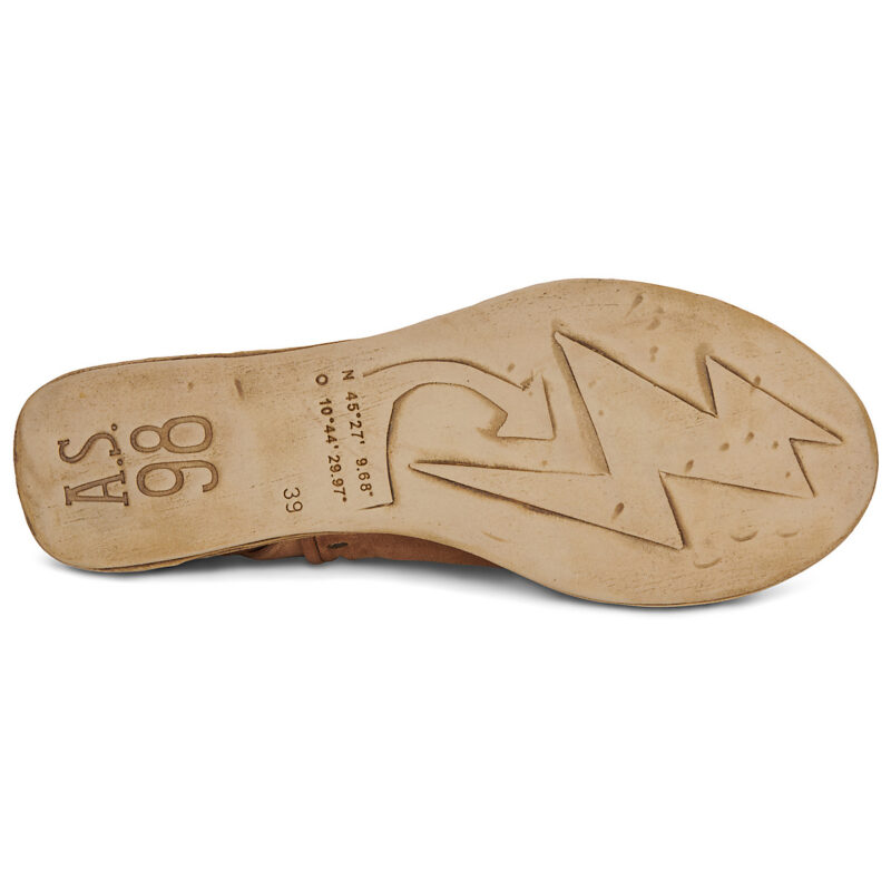 Airstep AS98 LAGOS BRIDE Braune Keilsandalen f&uuml;r Damen - Gr&ouml;&szlig;e 7