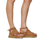 Airstep AS98 LAGOS BRIDE Braune Keilsandalen f&uuml;r Damen - Gr&ouml;&szlig;e 8