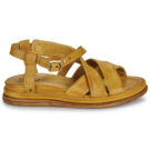 Airstep AS98 L&ouml;ffelriemen-Sandalen f&uuml;r Damen, gelb, niedrig - Gr&ouml;&szlig;e 2