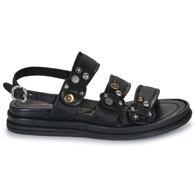 Airstep / A.S.98 SPOON SANDAL JEWEL Schwarz Flache Sandalen Damen - 2