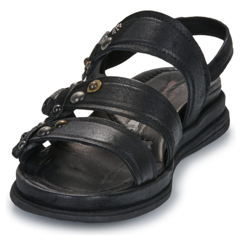Airstep / A.S.98 SPOON SANDAL JEWEL Schwarz Flache Sandalen Damen - 3