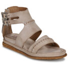 Airstep / AS98 SPOON Beige flache Sandalen f&uuml;r Damen - Gr&ouml;&szlig;e 1