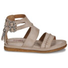Airstep / AS98 SPOON Beige flache Sandalen f&uuml;r Damen - Gr&ouml;&szlig;e 2