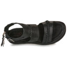 Airstep / AS98 SPOON Schwarze flache Sandalen f&uuml;r Damen - Gr&ouml;&szlig;e 6