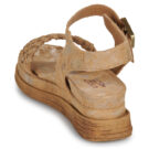Airstep AS98 LAGOS SANDALEN Braune Keilsandalen Damen - Gr&ouml;&szlig;e 5