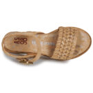 Airstep AS98 LAGOS SANDALEN Braune Keilsandalen Damen - Gr&ouml;&szlig;e 6