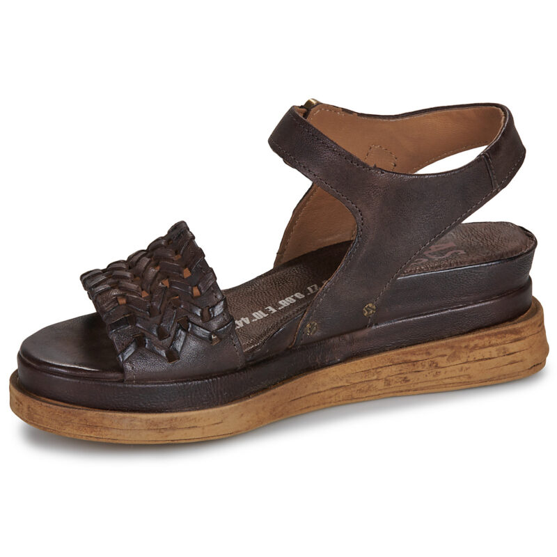 Airstep AS98 LAGOS SANDALEN Braune Keilsandalen Damen - Gr&ouml;&szlig;e 4
