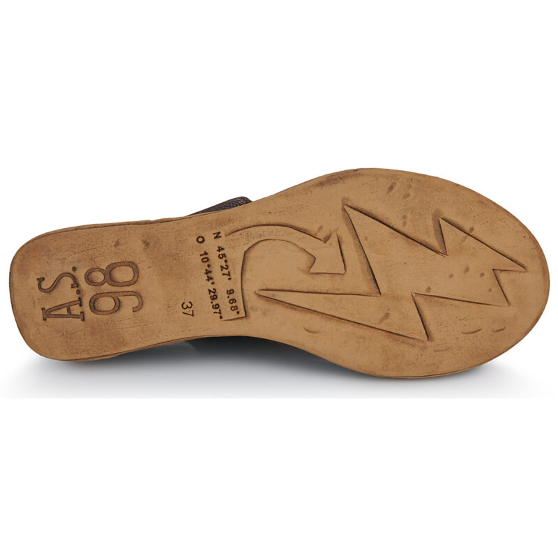 Airstep AS98 LAGOS SANDALEN Braune Keilsandalen Damen - Gr&ouml;&szlig;e 7