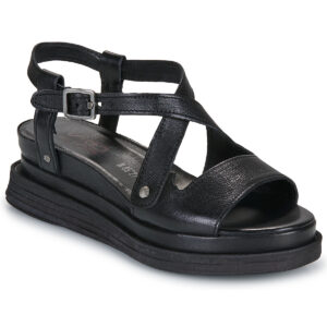Airstep / A.S.98  LAGOS SANDALS  Nero Sandali con zeppa Donna