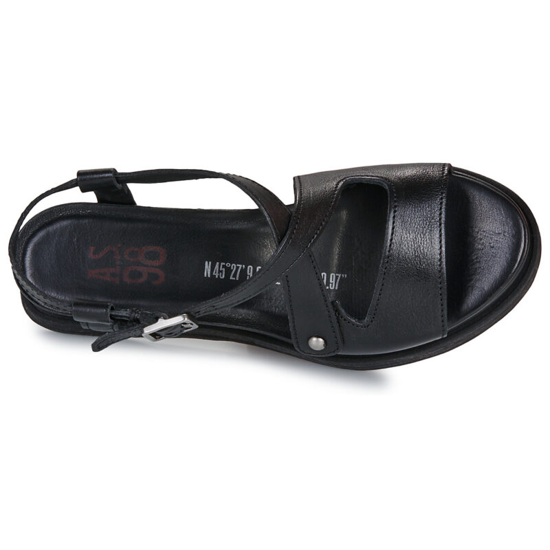 Airstep / A.S.98 LAGOS SANDALS Schwarz Keilsandalen Damen - 6
