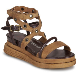 Airstep / A.S.98  LAGOS STUD  Marrone Sandali con zeppa Donna