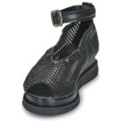 Airstep AS98 LAGOS FIL Schwarze Keilsandalen f&uuml;r Damen - Gr&ouml;&szlig;e 3