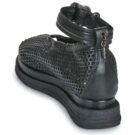 Airstep AS98 LAGOS FIL Schwarze Keilsandalen f&uuml;r Damen - Gr&ouml;&szlig;e 5