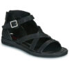 Airstep / A.S.98 RAMOS COUV Noir Sandales plates Femme
