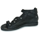 Airstep / A.S.98 RAMOS COUV Noir Sandales plates Femme - 4