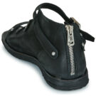 Airstep / A.S.98 RAMOS COUV Noir Sandales plates Femme - 5