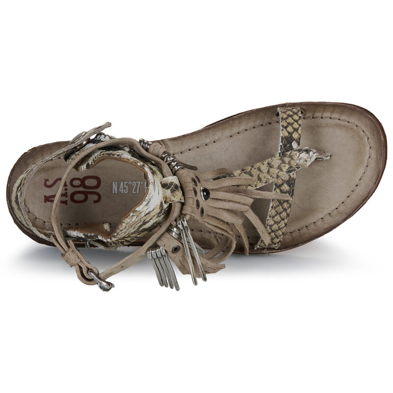 Airstep Sandales basses blanches AS98 RAMOS pour femmes - Taille 6