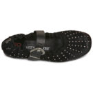 Airstep AS98 ZANNA BALLET Schwarze flache Sandalen f&uuml;r Damen - Gr&ouml;&szlig;e 6