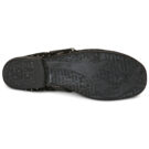 Airstep AS98 ZANNA BALLET Schwarze flache Sandalen f&uuml;r Damen - Gr&ouml;&szlig;e 7