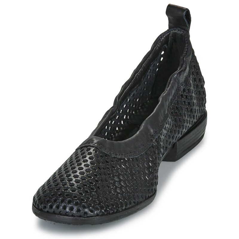 Airstep / AS98 ZANNA PERF Schwarze flache Sandalen f&uuml;r Damen - Gr&ouml;&szlig;e 3
