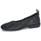 Airstep / AS98 ZANNA PERF Schwarze flache Sandalen f&uuml;r Damen - Gr&ouml;&szlig;e 4