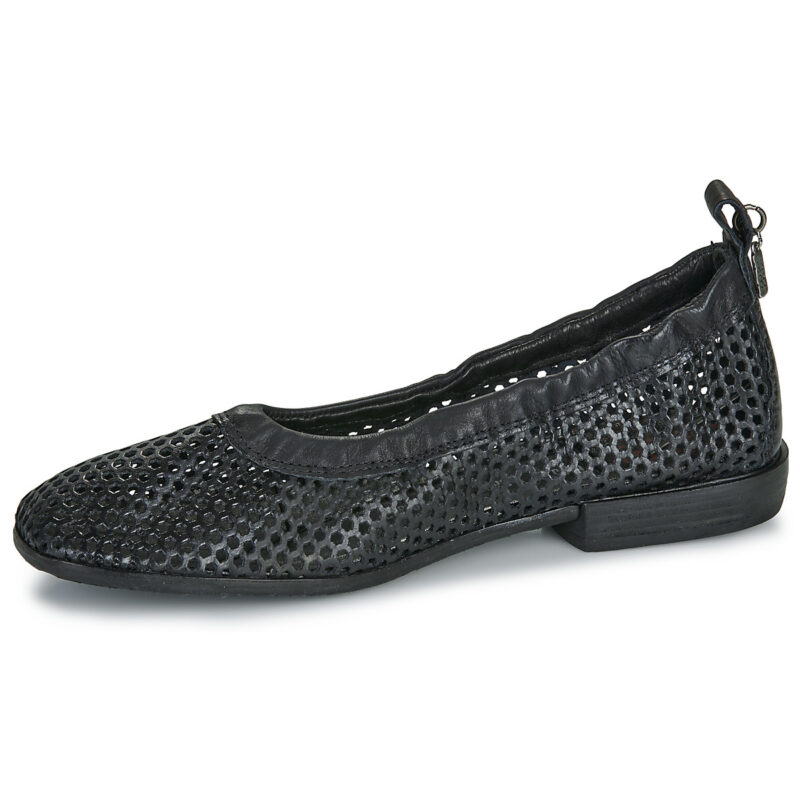 Airstep / AS98 ZANNA PERF Schwarze flache Sandalen f&uuml;r Damen - Gr&ouml;&szlig;e 4
