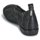 Airstep / AS98 ZANNA PERF Schwarze flache Sandalen f&uuml;r Damen - Gr&ouml;&szlig;e 5