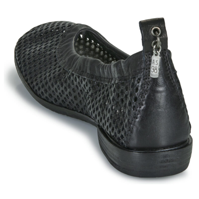 Airstep / AS98 ZANNA PERF Schwarze flache Sandalen f&uuml;r Damen - Gr&ouml;&szlig;e 5