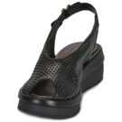 Airstep / A.S.98 SALIS PERF Schwarz Keilabsatz Sandalen Damen - 3