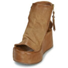 Airstep / A.S.98 MANOLA HI Braun Keilabsatz Sandalen Damen - 3