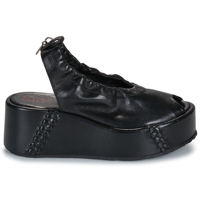 Airstep / A.S.98 MANOLA BALLET Schwarz Keilabsatz Sandalen Damen - 2