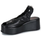 Airstep / A.S.98 MANOLA BALLET Schwarz Keilabsatz Sandalen Damen - 4