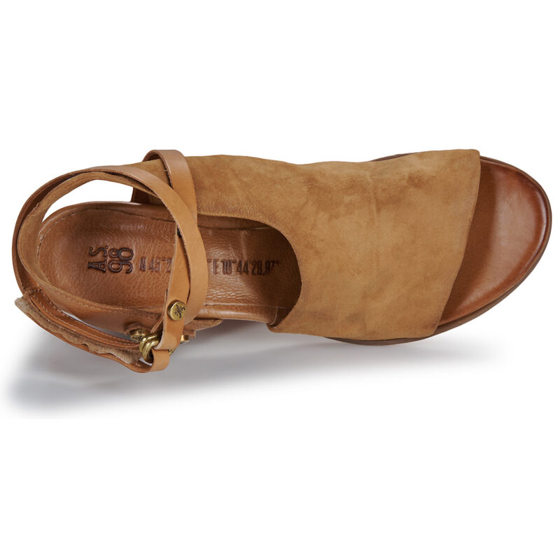 Airstep / A.S.98 FORO STRAP Marrone Sandalen mit Absatz Damen - 6